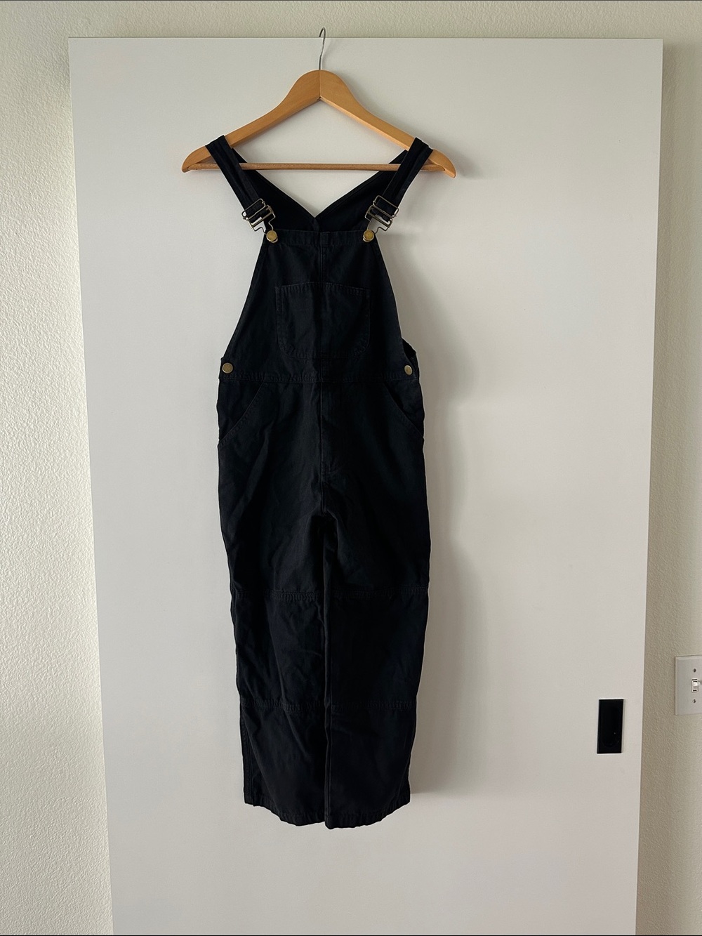 Black Women's Denim Overalls